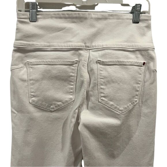 Spanx White Pull on side zip Ankle cropped jeans Size S/P - Picture 3 of 10